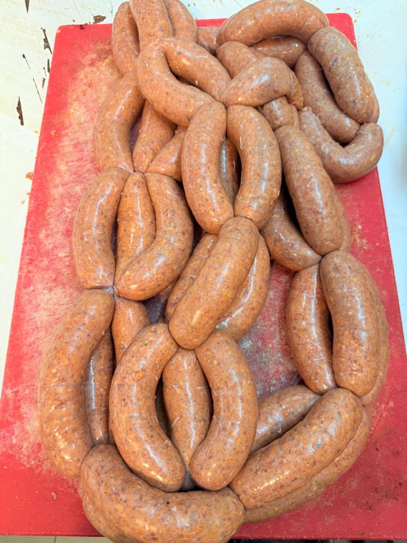 Saucisse de bœuf non fumé